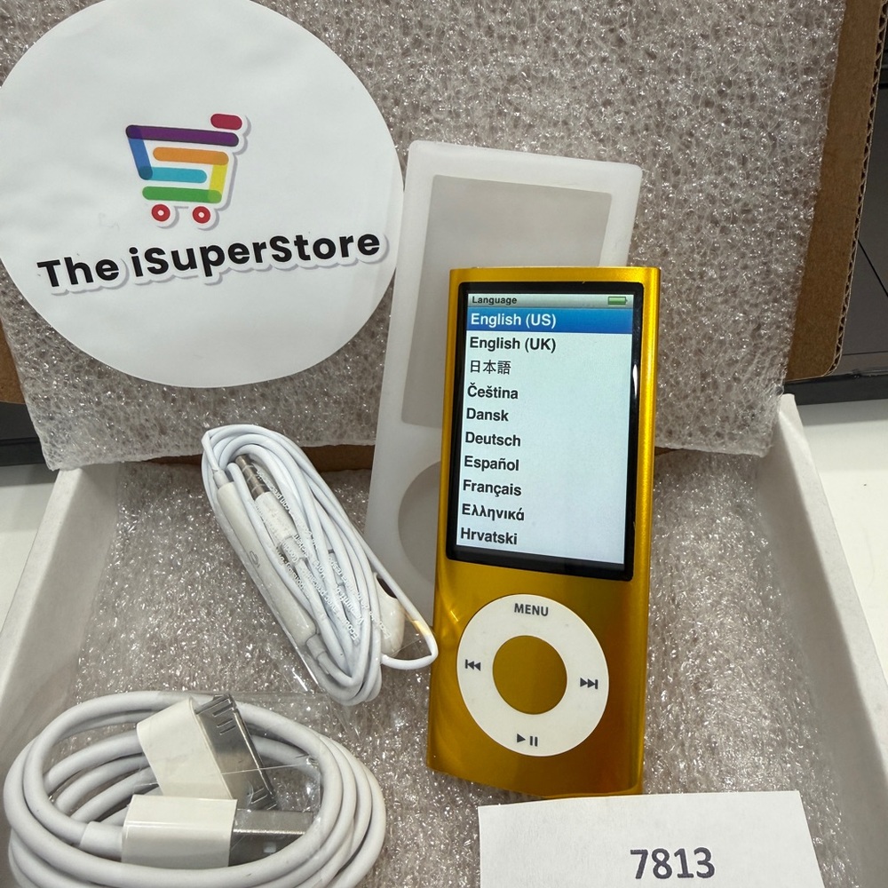 Apple iPod 5th Gen 16GB Yellow (Rare) - Like New - New Battery - 1 YR Warranty